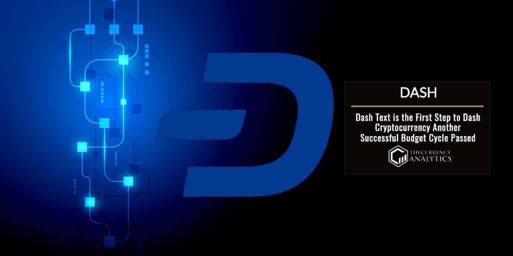 Dash Text cryptocurrency