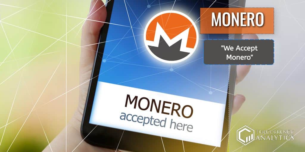 we accept Monero XMR