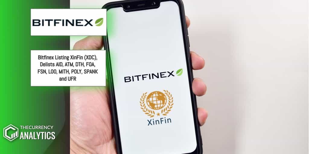 BiftFinex Xinfin Listing Delisting 10 tokens