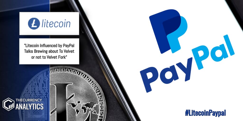 Litecoin LTC Paypal Velvet Fork