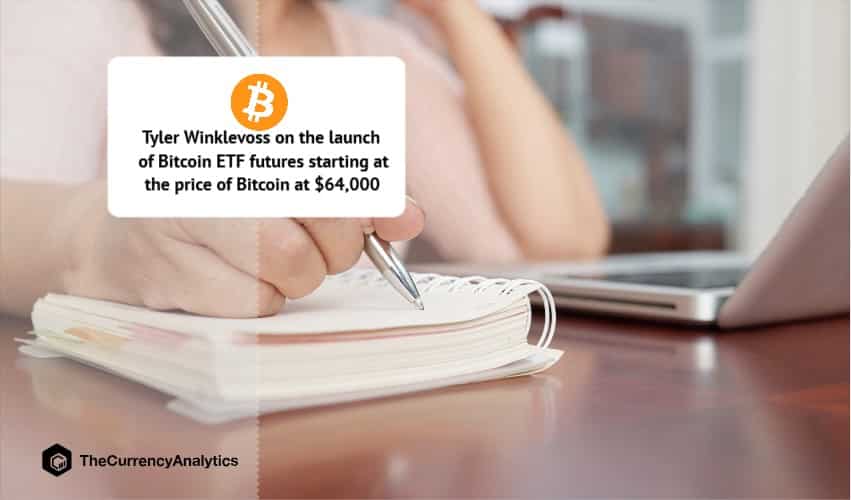 Tyler Winklevoss on the launch of Bitcoin ETF futures starting at the price of Bitcoin at $64,000