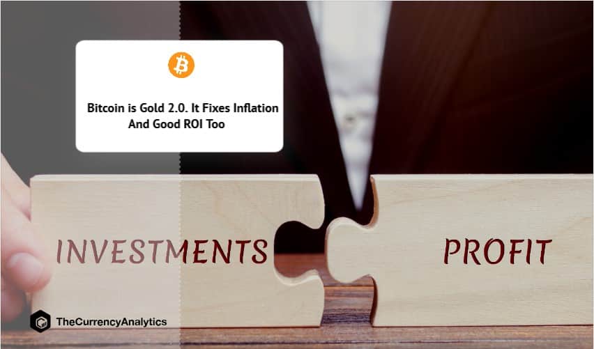 Bitcoin is Gold 2.0. It Fixes Inflation And Good ROI Too