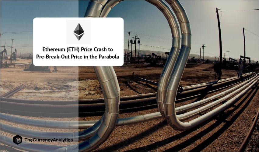 Ethereum (ETH) Price Crash to Pre-Break-Out Price in the Parabola