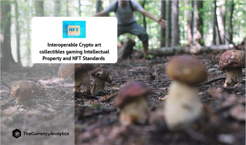 Interoperable Crypto art collectibles gaming Intellectual Property and NFT Standards