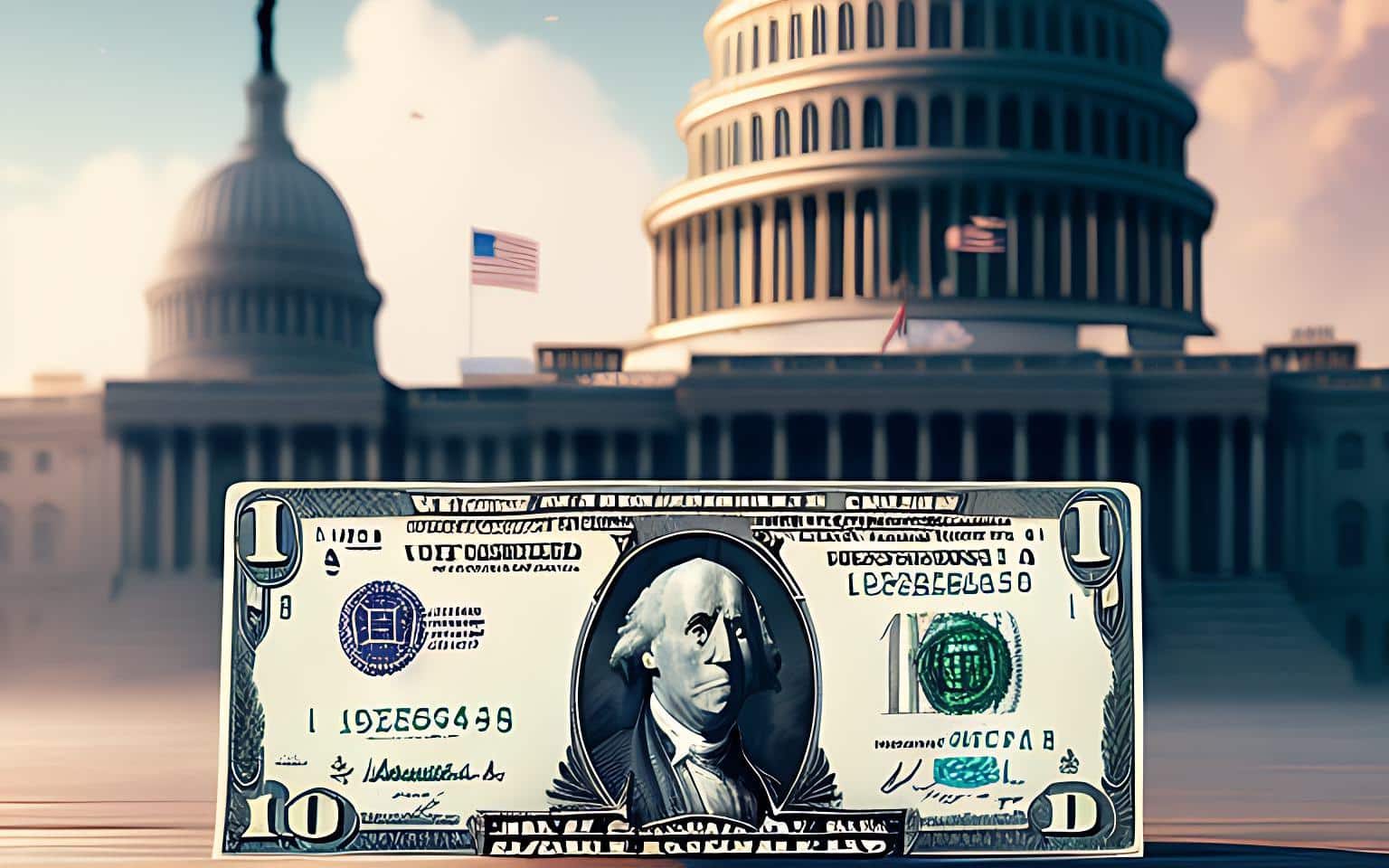 US Capitol US Dollar Bitcoin